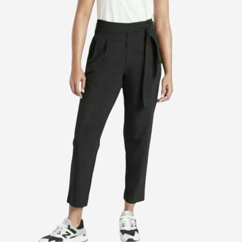 Athleta Skyline Pant Il Black Packable UPF 50+ Style 292915 Size 12